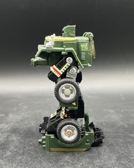 Vintage 1984 Transformers G1 Hound Takara Jeep Original w/ Weapons Missing Tire