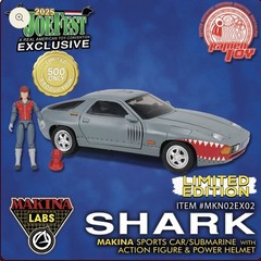 Ramen Toy Makina Labs Shark Sports Car Submarine JoeFest Exclusive M.A.S.K Lot