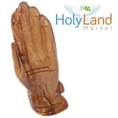 Olive Wood Praying Hands.(6″ H)
