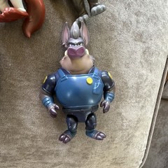 Disney Zootopia 6pc Plastic Figure Set Judy Hopps Nick Wilde Mr. Big