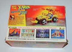 X-MEN Wolverine Jeep + Box Marvel Comics 1995 Toy Biz