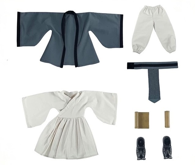 SP-KF-SET: 1/12 Confucius outfit set for Romankey Confucius Big Body Figure