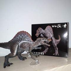 Nanmu Supplanter War God Spinosaurus War God Action Figure Gray w/ Stand