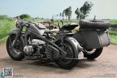 DID Motor Tricycle Motorcycle Model For 1/6 Action Figure Collection Gray Ver.