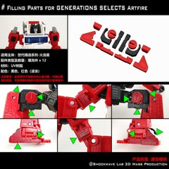 Filler Upgrade KIT For Siege Earthrise Kingdom Studio Series Legacy Bulkhead