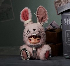 POPMART Hirono Little Hare Plush Doll Pendant SEALED Blind Can 🇺🇸 USA Seller