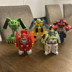 Playskool Heroes Transformers Rescue Bots Academy Lot of 5 Figures Hasbro Toys