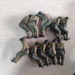 lot of 10pcs 1:32 21st Century Toys Ultimate Soldier WWII US Army Infantry