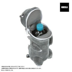 Godzilla plastic bottle holder ( for 500~600ml ) Plush Doll (W110×H270×D130mm)