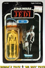 Vintage Kenner Star Wars Carded ROTJ 8D8 Action Figure C3Y (torn and stapled …