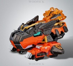 Miniforce Dinoid Warrior REX KAISER + 4 Headbot Set Transformer Robot Toy 2025