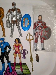 DC Universe Classics robotman Guardian Blue Devil Lantern Flash Figures Lot Wave