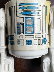 VINTAGE KENNER STAR WARS 1977 HONG KONG R2-D2 ARTOO SCOPE & C-3PO THREEPIO LOT