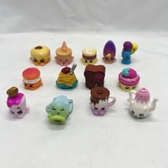 Bundle Of 13 Moose Shopkins Figures Food Spaghetti Toilet Bread MN9
