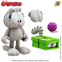 Garfield Wave 1 Nermal Action Figure – 17 Points of Articulation with Yarn &