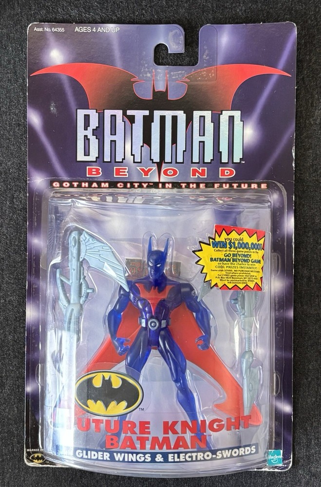 Batman Beyond Future Knight Batman w/ Glider Wings & Electro Swords 1999 Hasbro