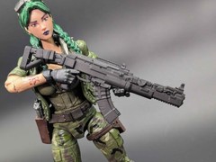 1/12 scale 3D printed Scifi AK-47 for classified marvel legends
