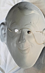 PEE-WEE HERMAN 1987 VINTAGE COSTUME HALLOWEEN MASK NEW