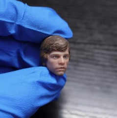 1:12 Luke Skywalker Mark Hamill Head Sculpt For 6” Male Ml Action Figure Body