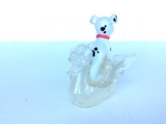 101 Dalmatians Frozen Ice Swan Figure, Vintage McDonald’s 1990’s.