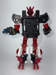 Hasbro Override Anime Action Figure Red White Gold Black Plastic Robot Power Toy