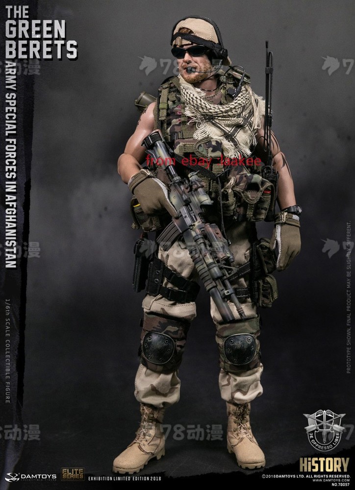Damtoys 1/6 78057 The Green Berets Army Special Forces In Afghanistan Action