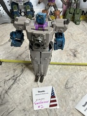 Transforming Toy Gray & Blue Robot #2 TRANSFORMER Figure Helicopter Warbotron