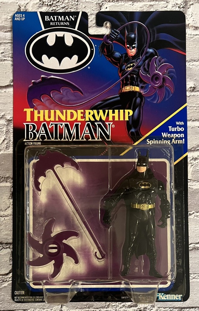 Vintage 1991 Batman Returns THUNDERWHIP Action Figure Kenner