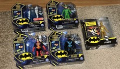 Batman DC Spin Master 4″ Action Figures – Lot of 5 Batman Mr Freeze Joker Robin