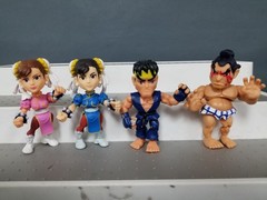 Street Fighter The Loyal SUbjects 3″ Vinyl Action Figures Lot of 4