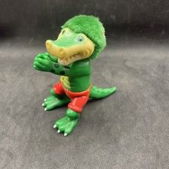 VTG 1985 Funny Foots Alligator Crocodile Grabber Pencil Hugger Figure Clip On 3
