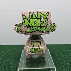 MAD*L Ceramic/Brick Qube 5″ 1/1 Signed by Jeremy Madl