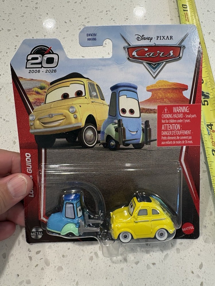 2026 Disney Pixar Cars Luigi & Guido Diecast Car New in Package Free Ship in USA