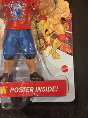 LJN WWE Wrestling Superstars John Cena Figure Blue Card Signed Target Exclusive