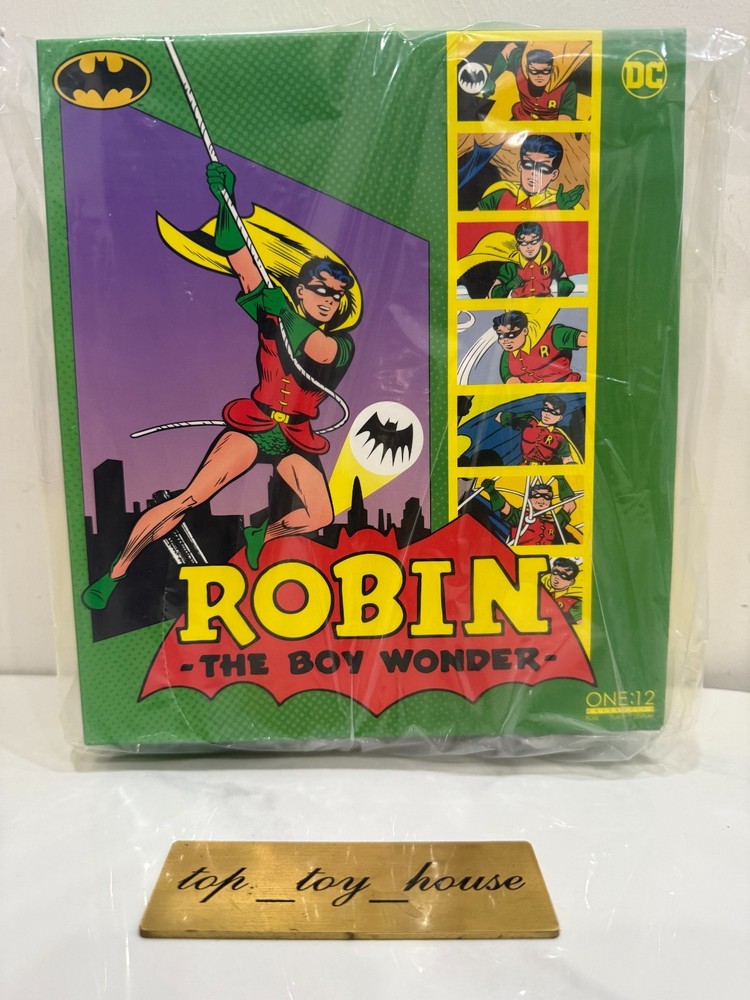 Mezco Toys One:12 Batman Robin Golden Age Edition Anime Action Figure In Stock