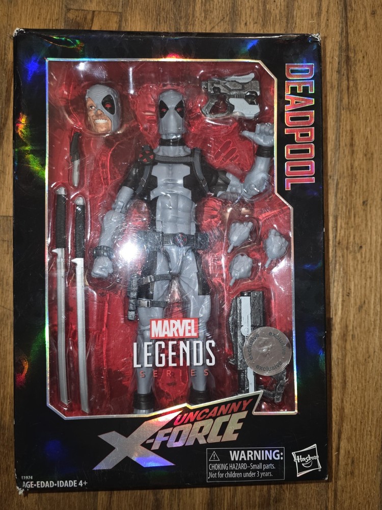 Marvel Legends 12 inch Uncanny X-Force Deadpool 2017 Toys R Us Exclusive READ