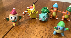 Pokemon Christmas Jazwares & Other Pokemon Figures Lot Of 9 **Fun Play set**