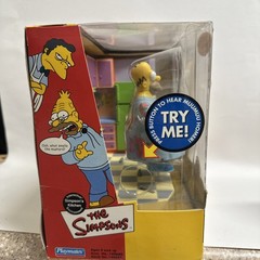 2001 Playmates Muumuu Homer Interactive Simpson’s Kitchen Environment Voice New