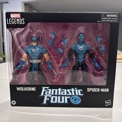Marvel Legends Fantastic Four Wolverine and Spider-Man 2 Pack Action Figures