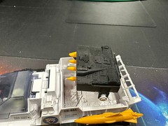G.I. Joe ARAH Snow Cat Missile Turret Black- Replacement Part Resin 3D Printed