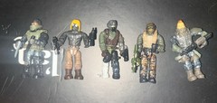 Mega Construx C.O.D lot Of 5 (custom) With Some Accessories- Guns,knives Etc…