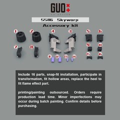 GO BETTER Filling Parts Filler Upgrade Kit For SS86 Skywarp