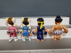Street Fighter The Loyal SUbjects 3″ Vinyl Action Figures Lot of 4
