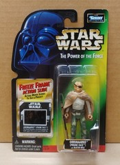 Star Wars Freeze Frame Kenner Standard Green Tag Sample POTF2 Prune Face