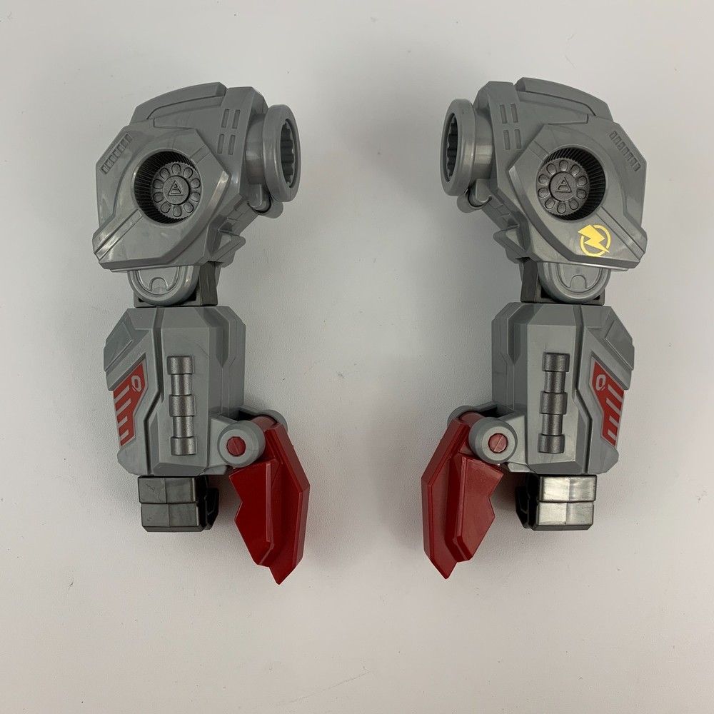 Silver Red Action Figure Replacement Arms Lightning Bolt | Power Ranger? Bandai?