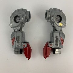 Silver Red Action Figure Replacement Arms Lightning Bolt | Power Ranger? Bandai?