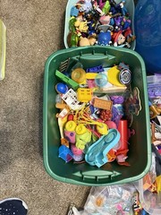 Lg Box Or Appx 3 Lb Of Random Toys For Boys & Girls Fun For Kids Some may be Vtg
