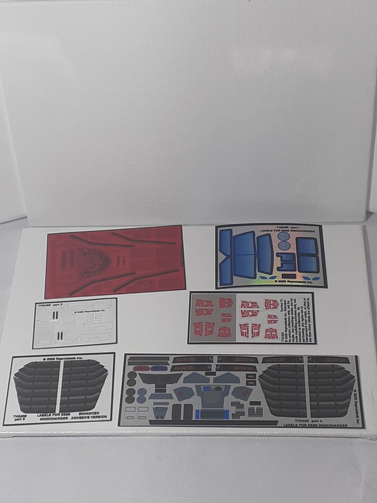 Toyhax Labels To Upgrade The Transformers Studio Series 86 Windcharger 6 Sheets