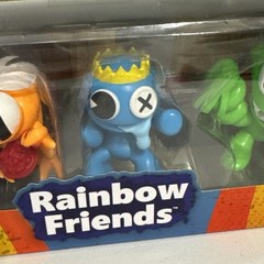 Roblox RAINBOW FRIENDS 4 Pack Mini Figure Set PURPLE ORANGE GREEN BLUE NEW! 2023