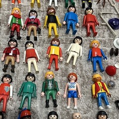 Unsearched Vintage Playmobil Figures And Accessories Lot Geobra 1974-1992 Parts
